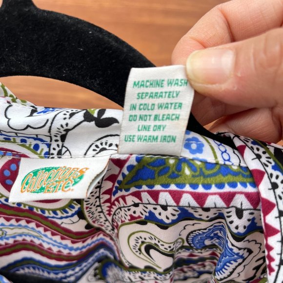 Collections etc. BOHEMIAN PAISLEY PRINT DRESS - Picture 9 of 9
